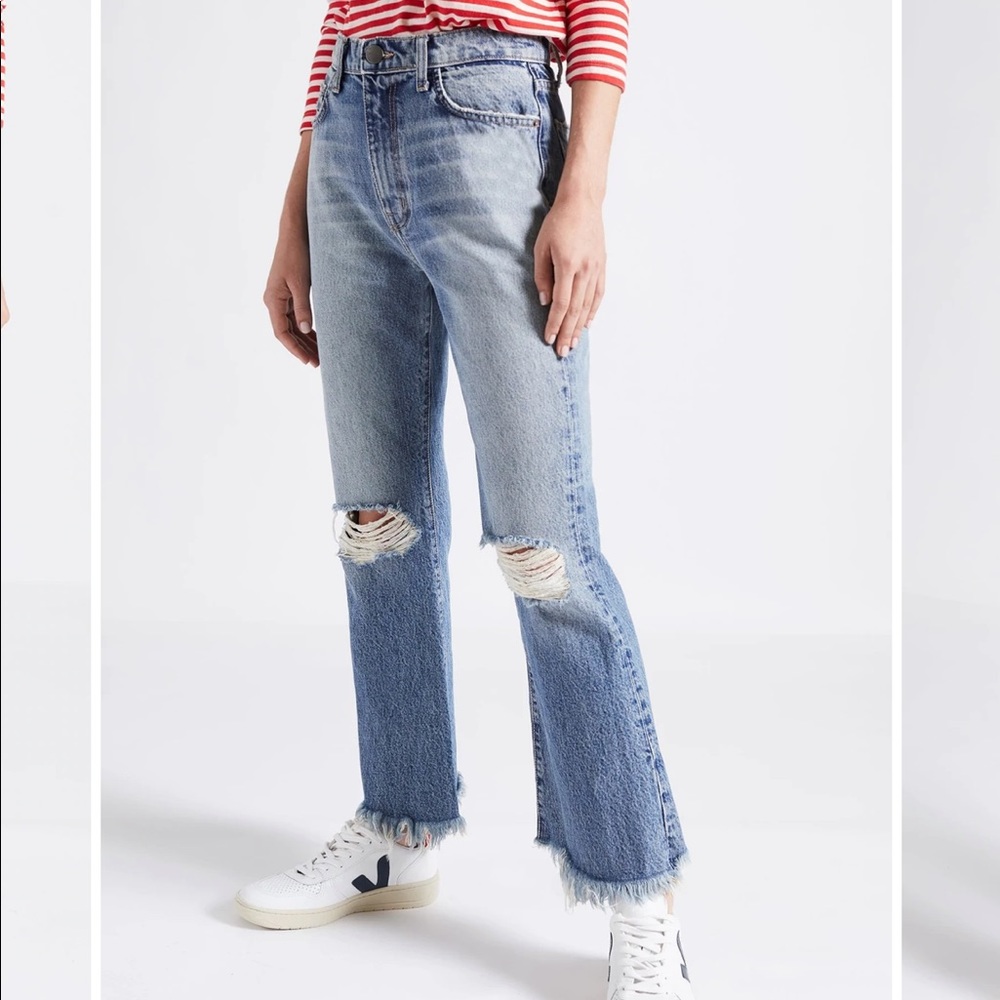 Current/Elliott The High Waist Kick Flair Jeans for women size 27